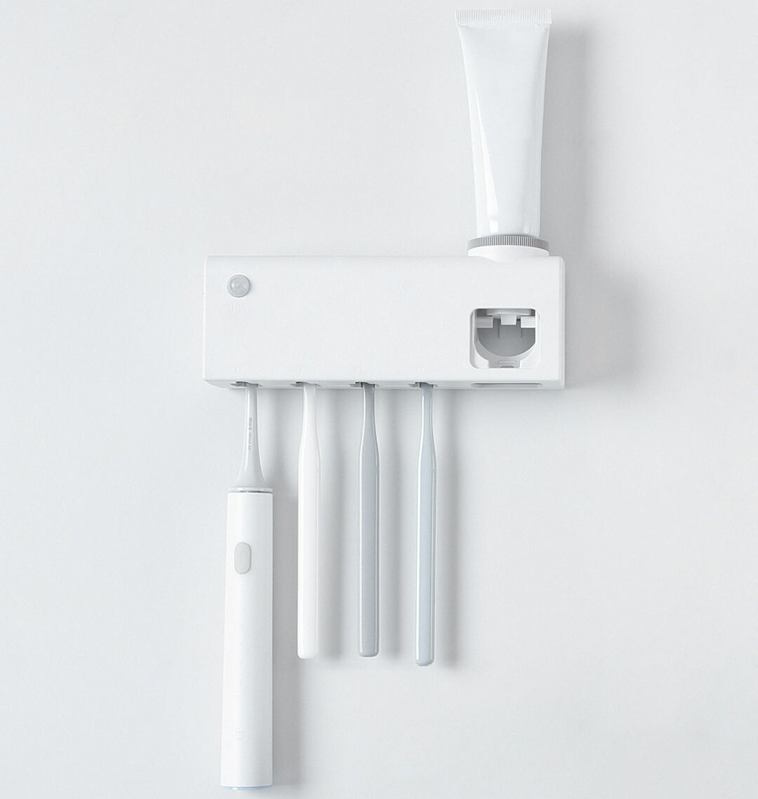 Подвесная полка для зубных щеток Xiaomi Dr.Meng Otaru Intelligent Disinfection Toothbrush Holder