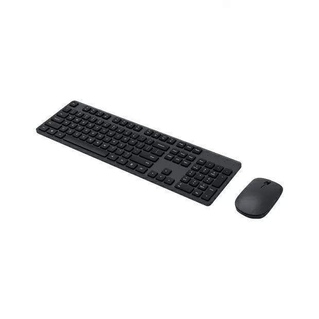 Комплект (компьютерная клавиатура и мышь) Xiaomi Mi Wireless Keyboard And Mouse Set (Black/Черный) - 1