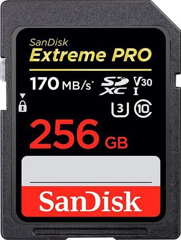 Карта памяти SD 256GB SanDisk SDXC Class 10 V30 UHS-I U3 Extreme Pro, 170MB/s (SDSDXXY-256G-GN4IN) RU - 3