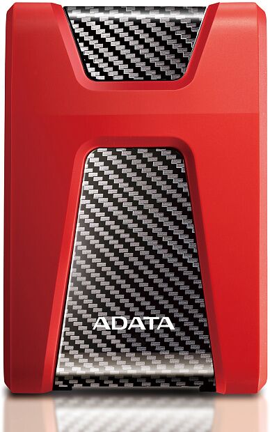 Внешний жесткий диск Portable HDD 2TB ADATA HD650 (Red), Silicone, USB 3.2 Gen1, 121x81x21mm, 201g - 2