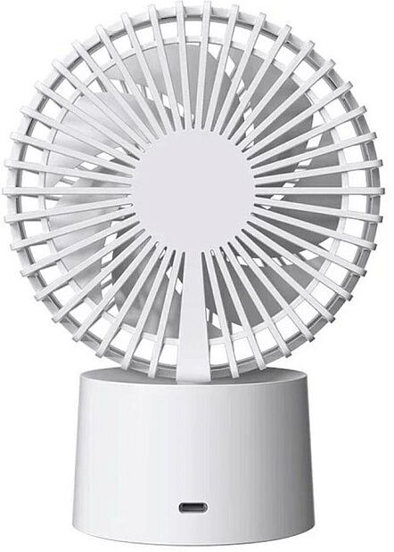 Портативный вентилятор ZMI AF218 (5000 mAh, c регулиров. скор. и режимом автоповорота) (White) RU - 2