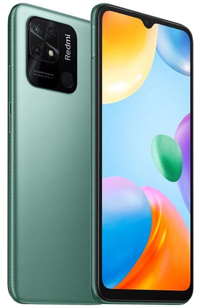 Смартфон Redmi 10C NFC 4/64 ГБ Global, зеленая мята - 2