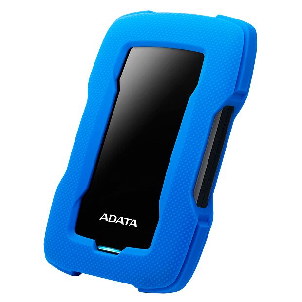 Внешний жесткий диск Portable HDD 2TB ADATA HD330 (Blue), Silicone, USB 3.2 Gen1, 133x89x16mm, 190g - 3