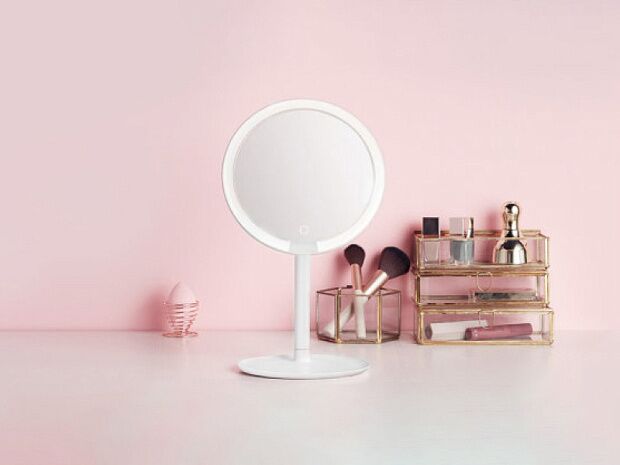 Зеркало для макияжа Mijia LED Makeup Mirror (White/Белый) - 5