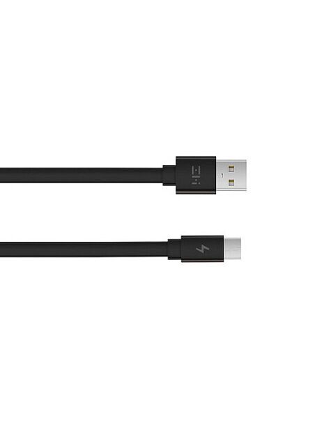 Кабель ZMI USB/Micro USB 30 см 2.1A  AL610 (Black) - 2