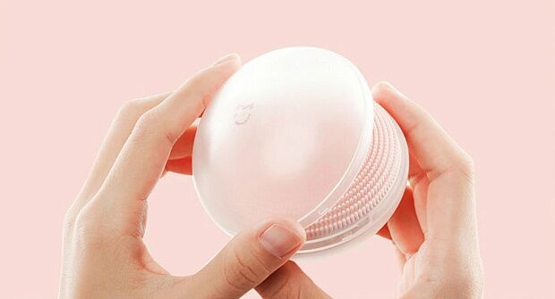 Аппарат для чистки лица  Mijia Sonic Facial Cleanser (Pink/Розовый) - 9