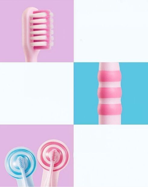 Детская зубная щетка DR.BEI Toothbrush Children 1 шт (Pink) EU - 6