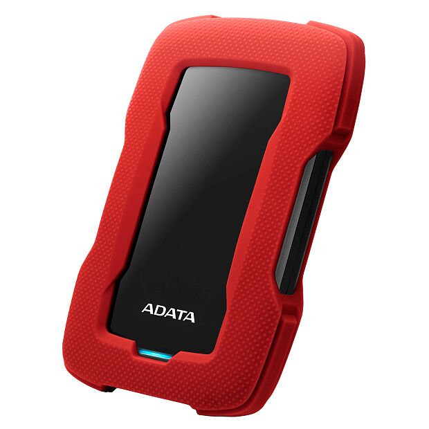 Внешний жесткий диск Portable HDD 2TB ADATA HD330 (Red), Silicone, USB 3.2 Gen1, 133x89x16mm, 190g - 5