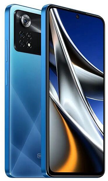 Смартфон Poco X4 Pro 5G 6Gb/128Gb (Laser Blue) - 1