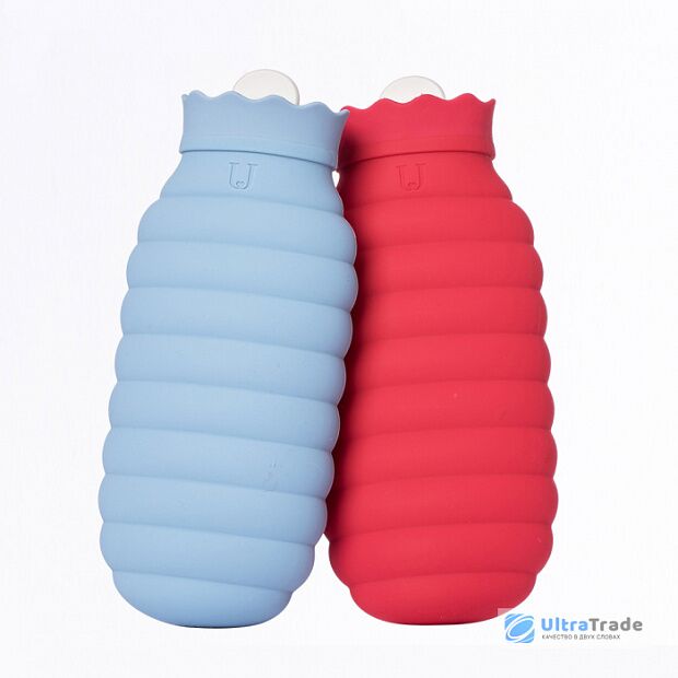Силиконовая бутылка Xiaomi Jotun Judy Silicone Hot Water Bottle (Blue/Синий) - 4