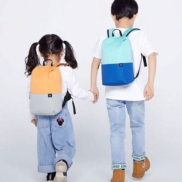 Рюкзак Xiaomi Mi Colorful Small Backpack 7л (Green/Blue) - 3