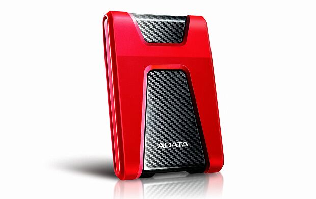 Внешний жесткий диск Portable HDD 2TB ADATA HD650 (Red), Silicone, USB 3.2 Gen1, 121x81x21mm, 201g - 3