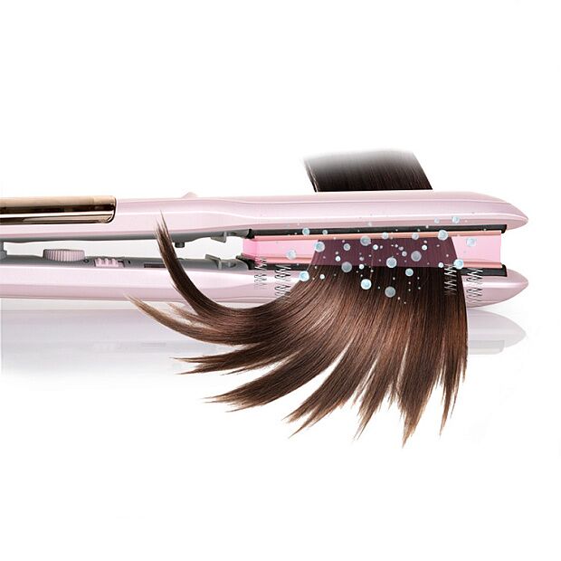 Выпрямитель для волос Yueli Hot Steam Straightener HS-507 (Pearl Pink) - 2