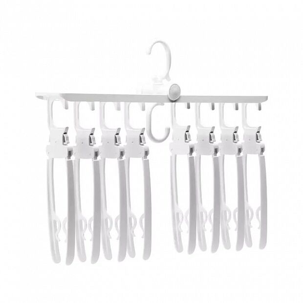 Складная вешалка QUANGE Full-Size Magic Folding Hanger (White) - 1