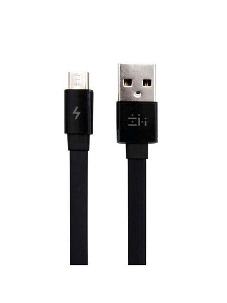 Кабель ZMI USB/Micro USB 30 см 2.1A  AL610 (Black) - 1