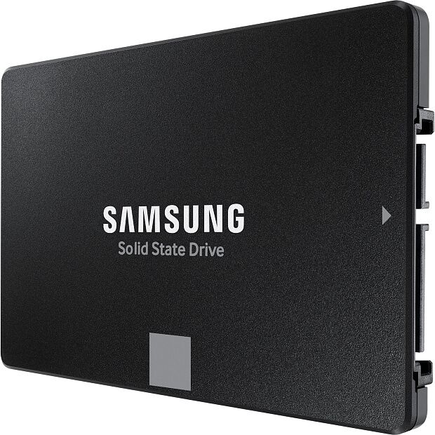 Твердотельный накопитель Samsung SSD 870 EVO, 2000GB, 2.5 7mm, SATA3, 3-bit MLC, R/W 560/530MB/s, IOPs 98 000/88 000, DRAM buffer 2048MB, TBW 1200, - 3