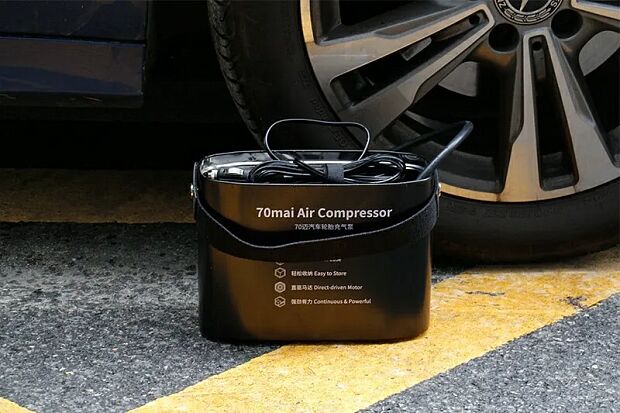 Автомобильный компрессор 70Mai Air Compressor Midrive TP01 (Black/Черный) - 6
