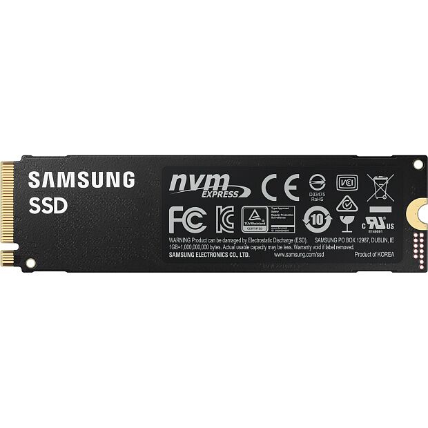 Твердотельные накопители Samsung SSD 980 PRO, 2000GB, M.2(22x80mm), NVMe 1.3c, PCIe 4.0 x4, 3-bit MLC, R/W 7000/5000MB/s, IOPs 1 000 000/1 000 000, D - 3