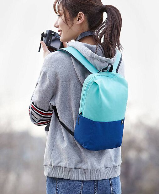 Рюкзак Xiaomi Mi Colorful Small Backpack 7л (Green/Blue) - 2