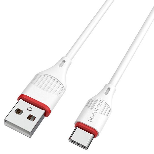 USB кабель BOROFONE BX17 Enjoy Type-C, 1м, PVC (белый) - 4
