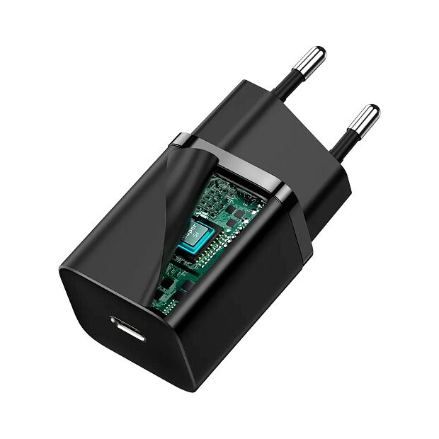 Зарядное устройство BASEUS Super Si USB-C, 3A, 30W, черный (CCSUP-J01) - 3