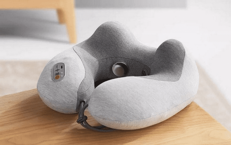 Особенности конструкции дорожной подушки Xiaomi Momoda Massage Hot Pillow 