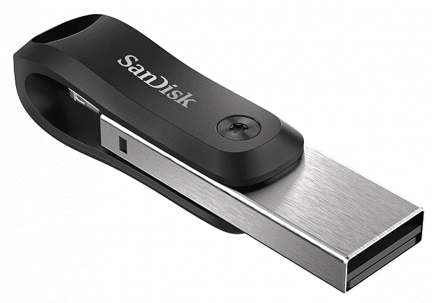 Флеш-накопитель SanDisk iXpand Flash Drive Go 64GB - USB3.0  Lightning - for iPhone and iPad - 1