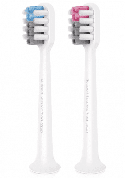 Сменные насадки для зубной щетки Dr.Bei Sonic Electric Toothbrush (2 шт) (White/Белый) - 1