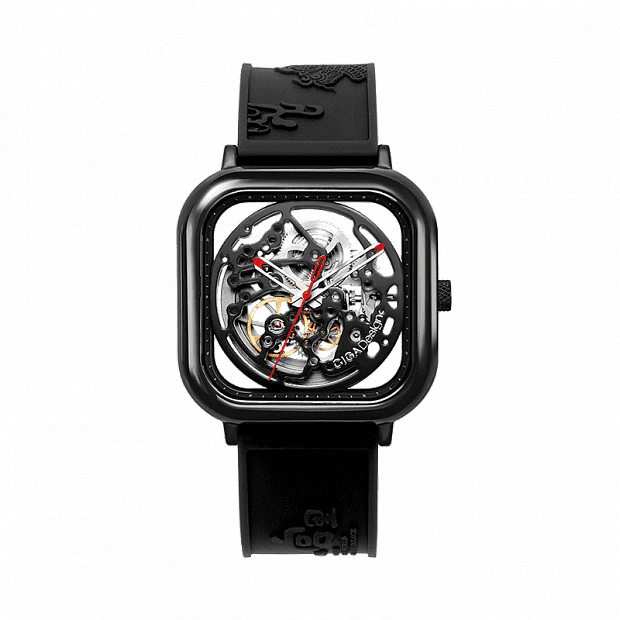 Механические часы Ciga Design Full Hollow Mechanical Watch Court Special Edition (Black) 