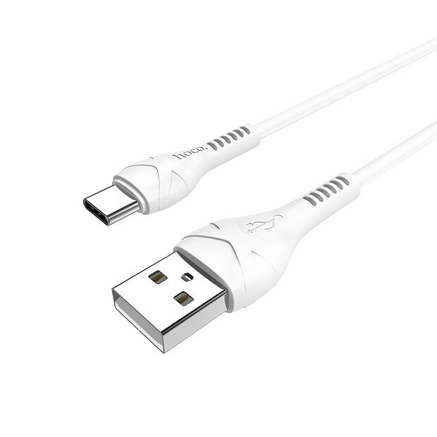 USB кабель HOCO X37 Cool Power Type-C, 3А, 1м, PVC (белый) - 3