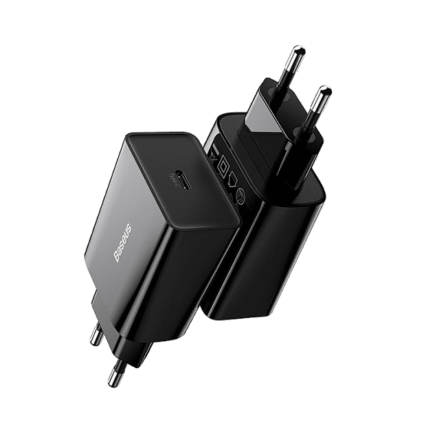Зарядное устройство BASEUS Speed Mini USB-C, 3A, черный, 20W - 6